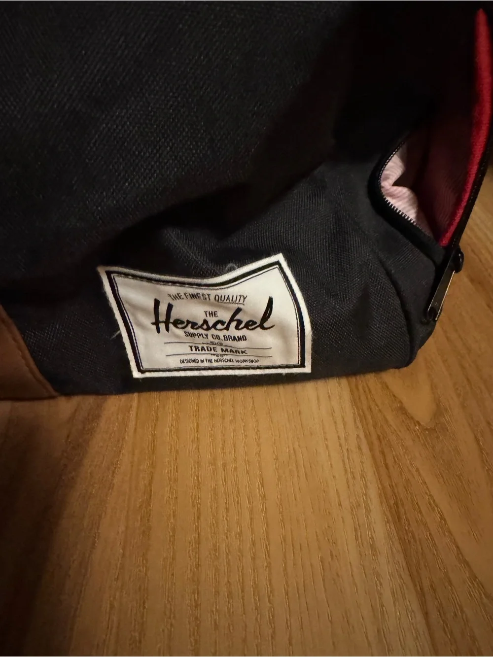 Herschel Supply Co. Black Duffel with Brown Accents